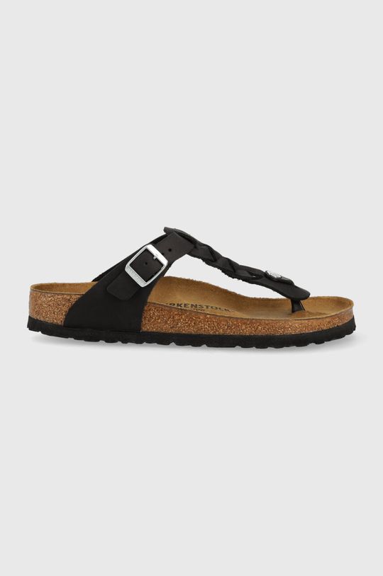 

Кожаные шлепанцы GIZEH BRAIDED Birkenstock, черный