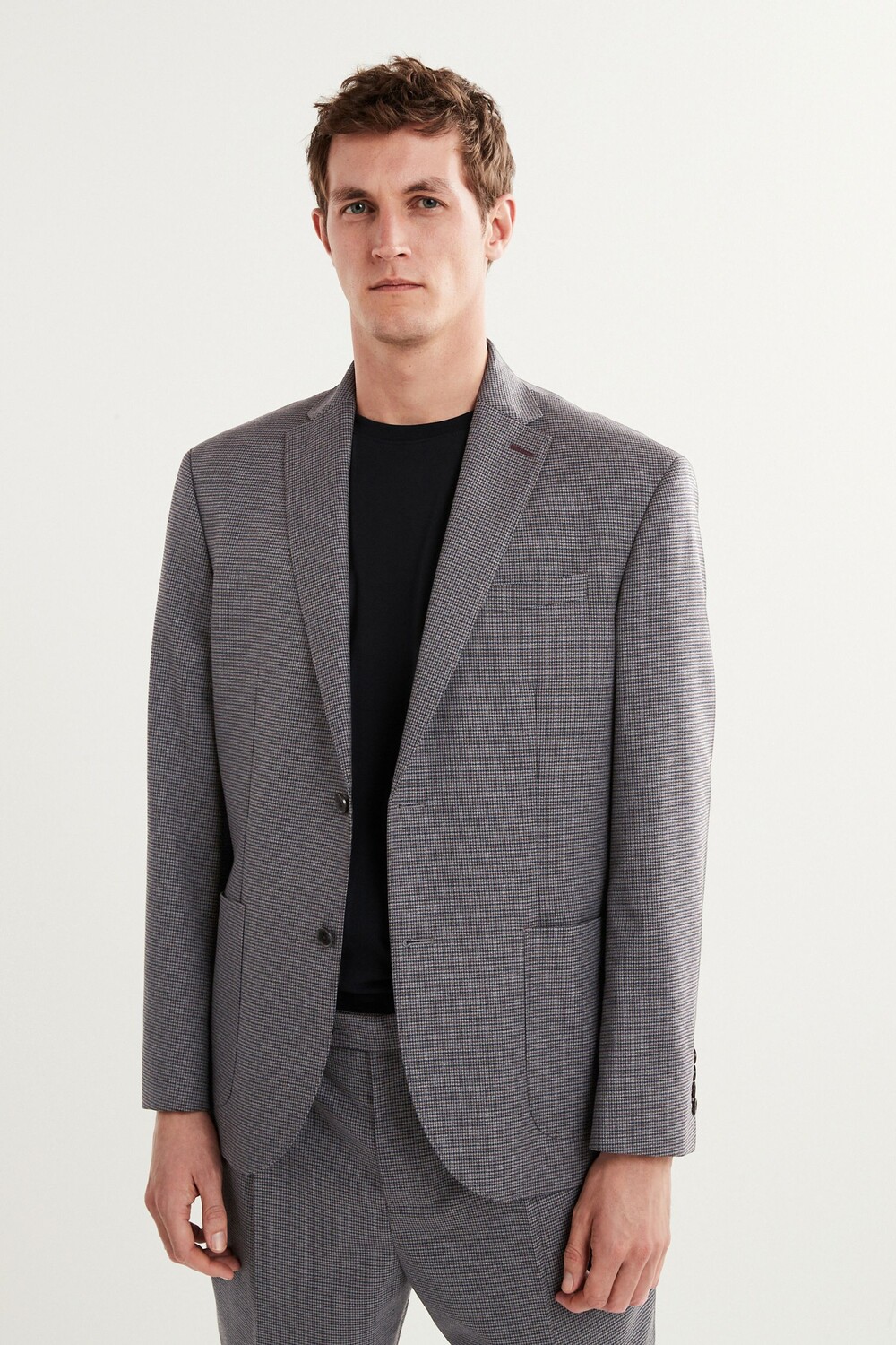 

Куртка оверсайз в ломаную клетку Next, коричневый