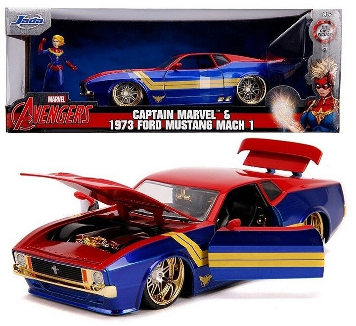 

Джада Марвел Мстители Ford Mustang 1973 1:24 Jada