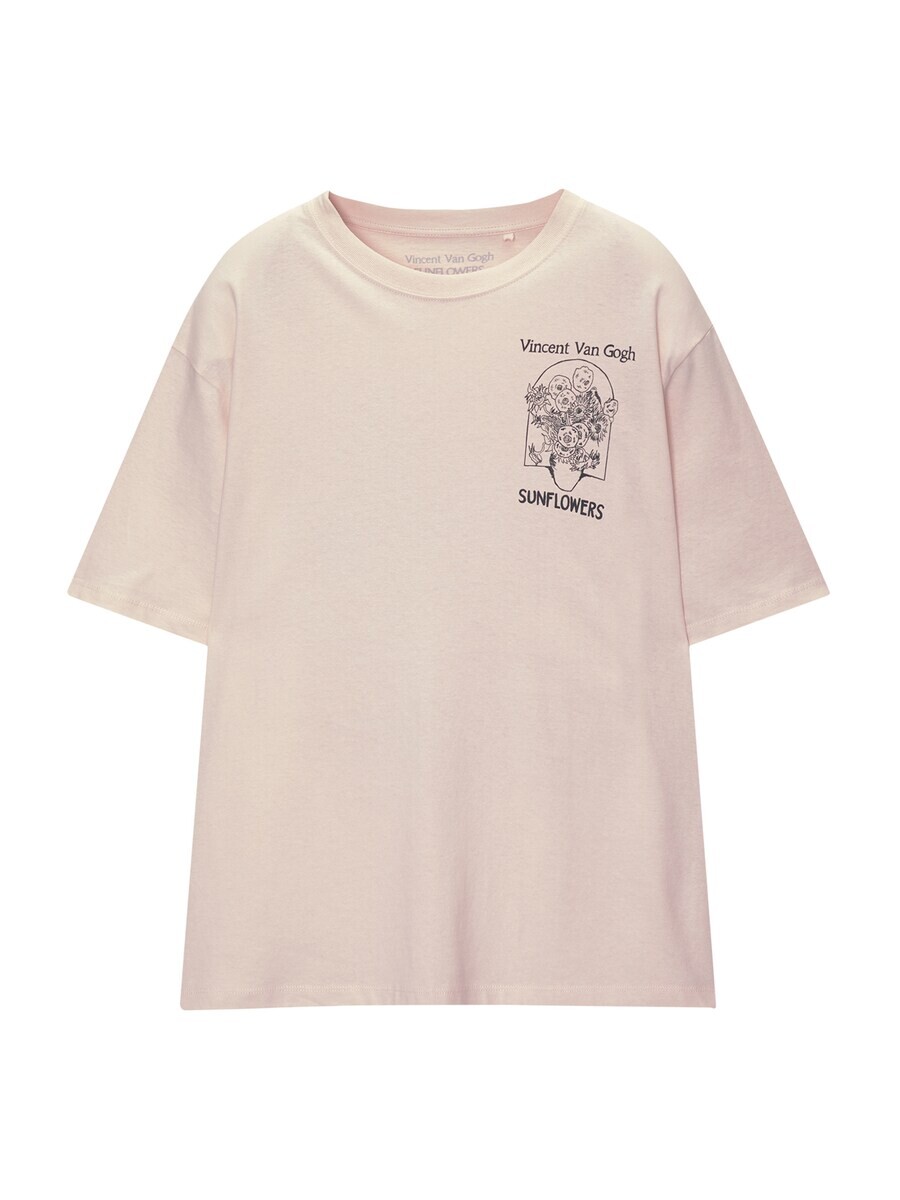 

Футболка Pull&Bear, розовый
