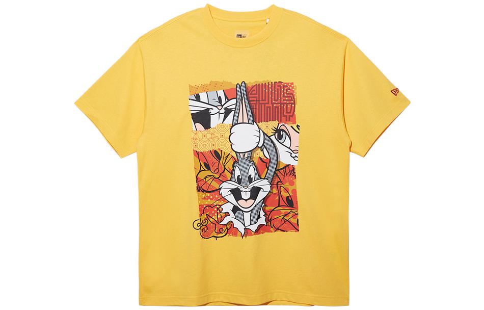 

New Era Футболка унисекс желтая, Желтый, New Era Футболка унисекс желтая