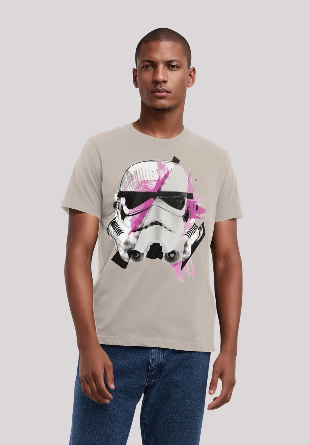 

Футболка с принтом STAR WARS STORMTROOPER SKETCH F4NT4STIC, песочный