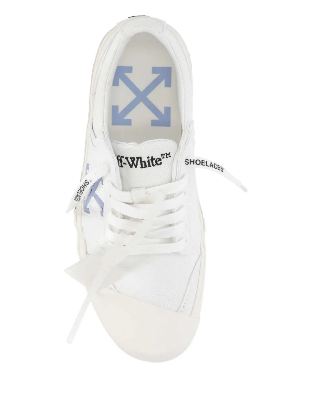 Кроссовки с фирменной стрелкой Off-White, белый — фото 3