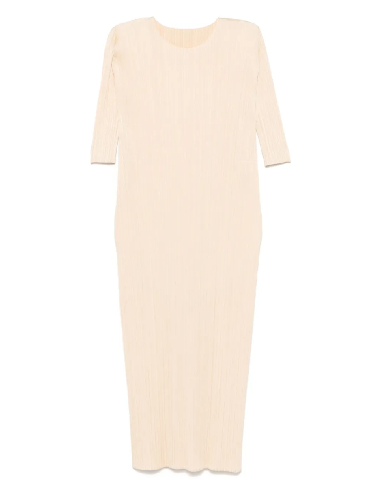 

Платье миди Merry Bicolor Pleats Please Issey Miyake, нейтральный