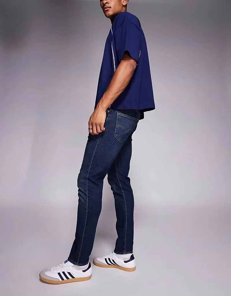 Джинсы Levi's 512 зауженного кроя, темного цвета — фото 3