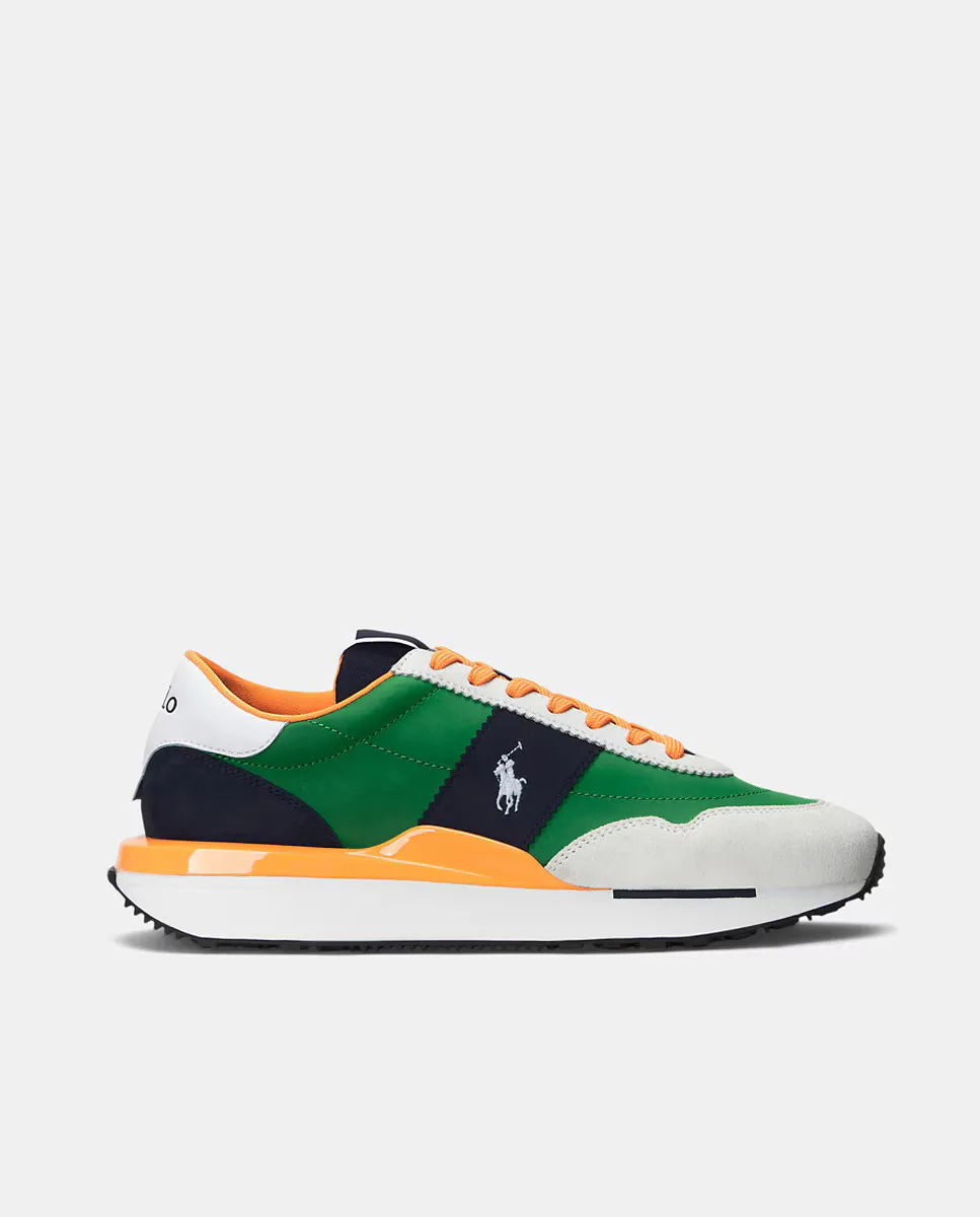 

Мужские кожаные кроссовки Train 89 Polo Ralph Lauren, зеленый