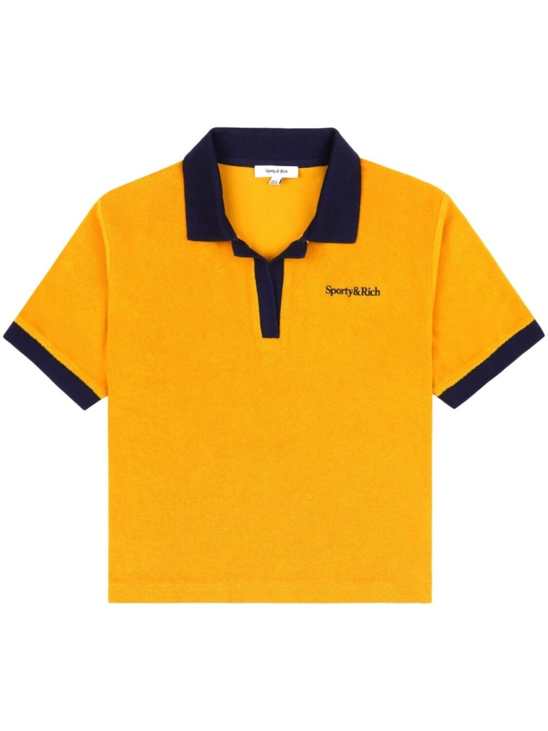 

Sporty & Rich рубашка поло Serif, желтый