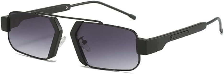 

Ретро-солнцезащитные очки с яркими линзами для женщин, прозрачные линзы с градиентом цвета "океан", защита от УФ-излучения UV400, мужские солнцезащитные очки фиолетового и розового цвета LANGSER, Black Gray Gradient