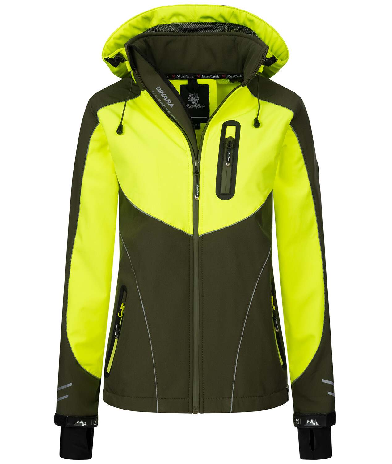 

Куртка софтшелл Rock Creek Jacke, темно зеленый