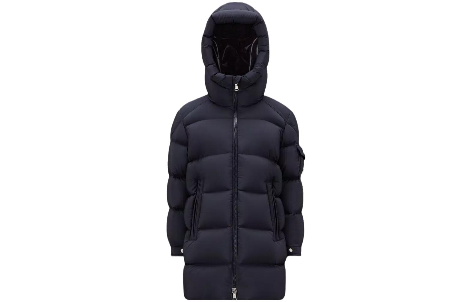 

Детская утепленная куртка Moncler, синяя