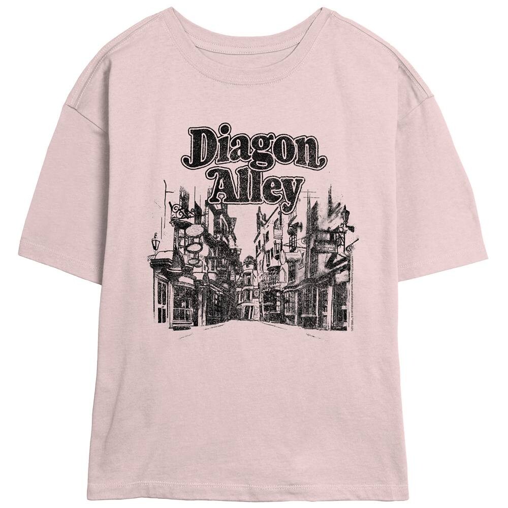 

Детская футболка с рисунком Harry Potter Diagon Alley Skimmer Licensed Character, цвет Blush