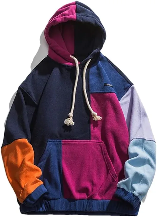 

Мужская зимняя оверсайз флисовая толстовка с капюшоном Hip Hop Dvbfufv