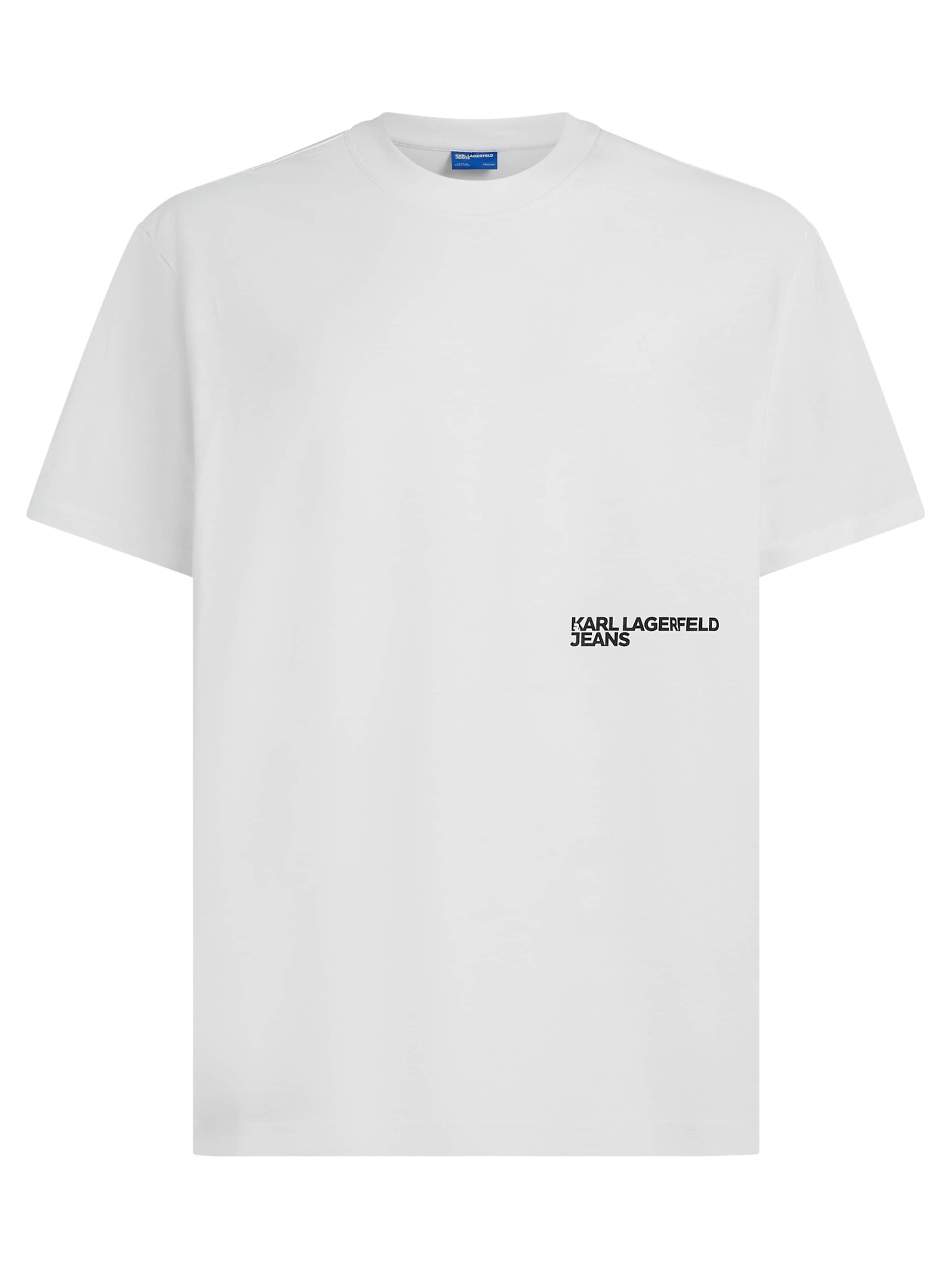 

KARL LAGERFELD JEANS Футболка в белом цвете