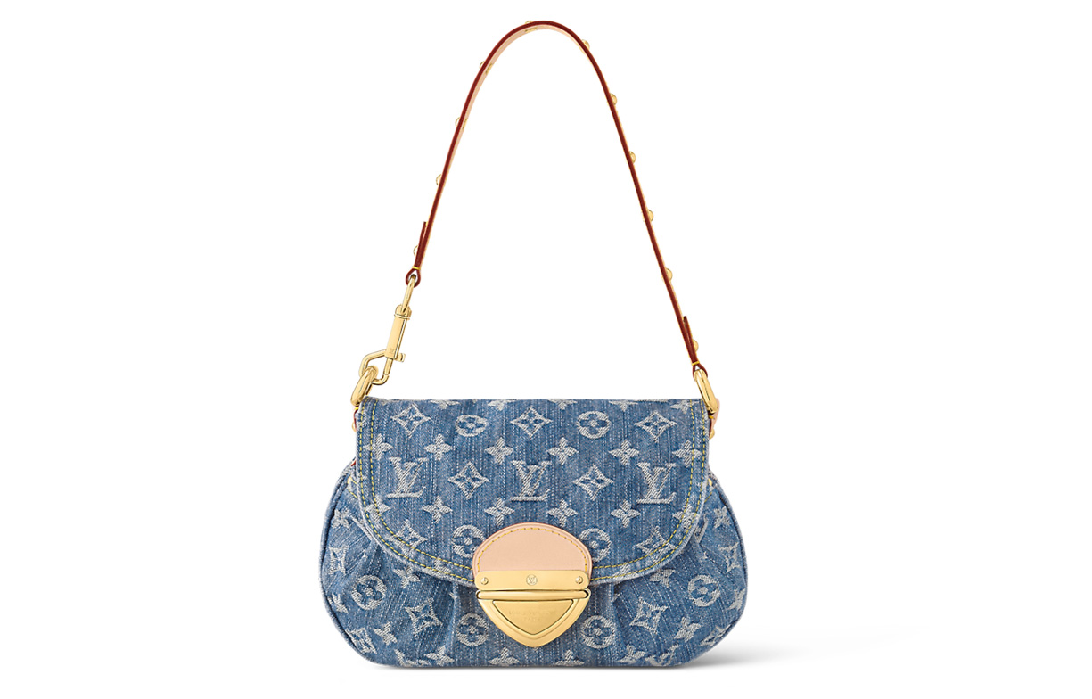 

Сумка Sunset с монограммой в джинсовом синем цвете LOUIS VUITTON
