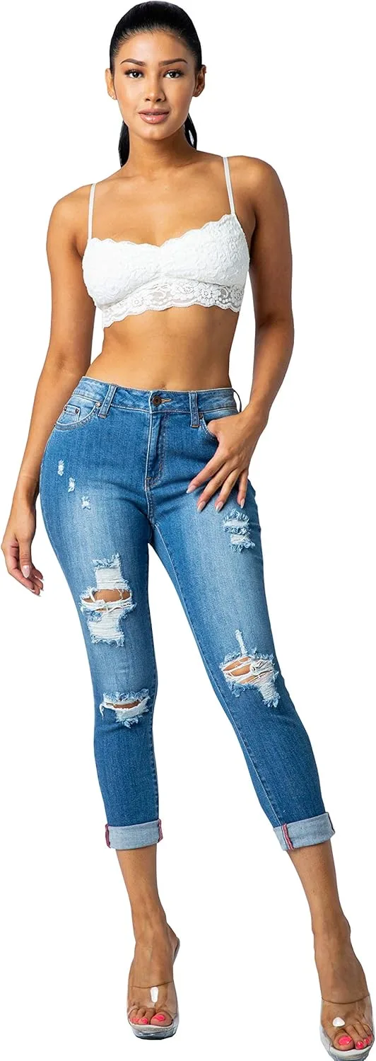 

Женские джинсы Aphrodite Cropped Skinny AP Blue