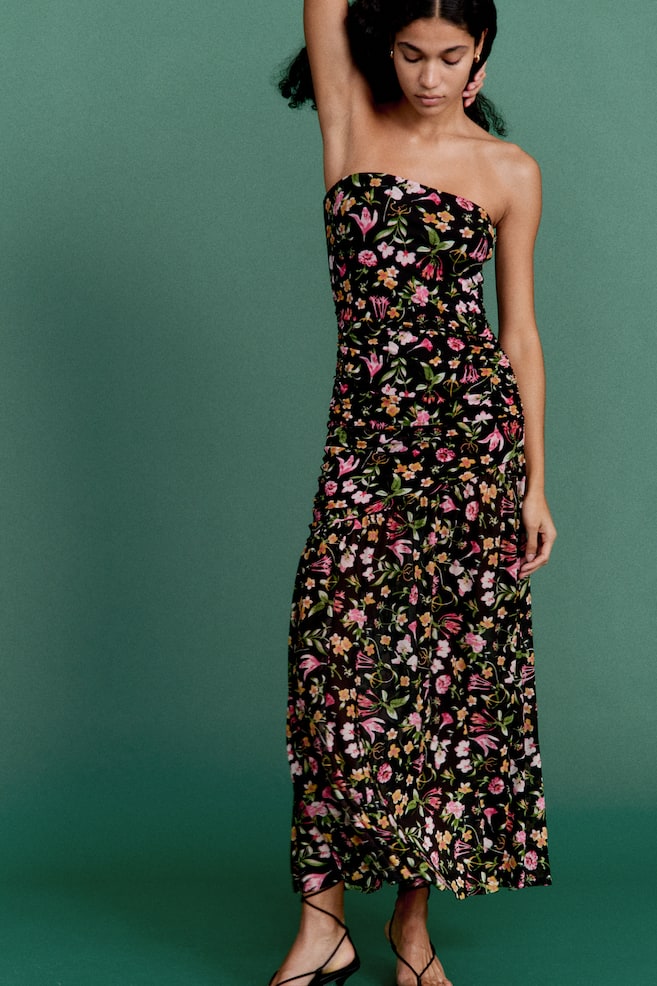 

Платье-Бандо с драпировкой H&M, мультиколор