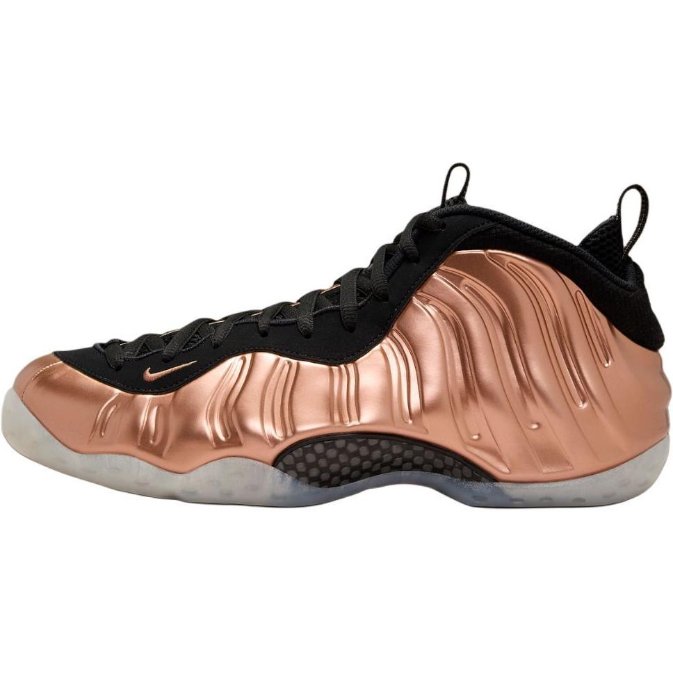 

Air Foamposite One устойчивые к истиранию высокие детские баскетбольные кроссовки copper Nike, черный
