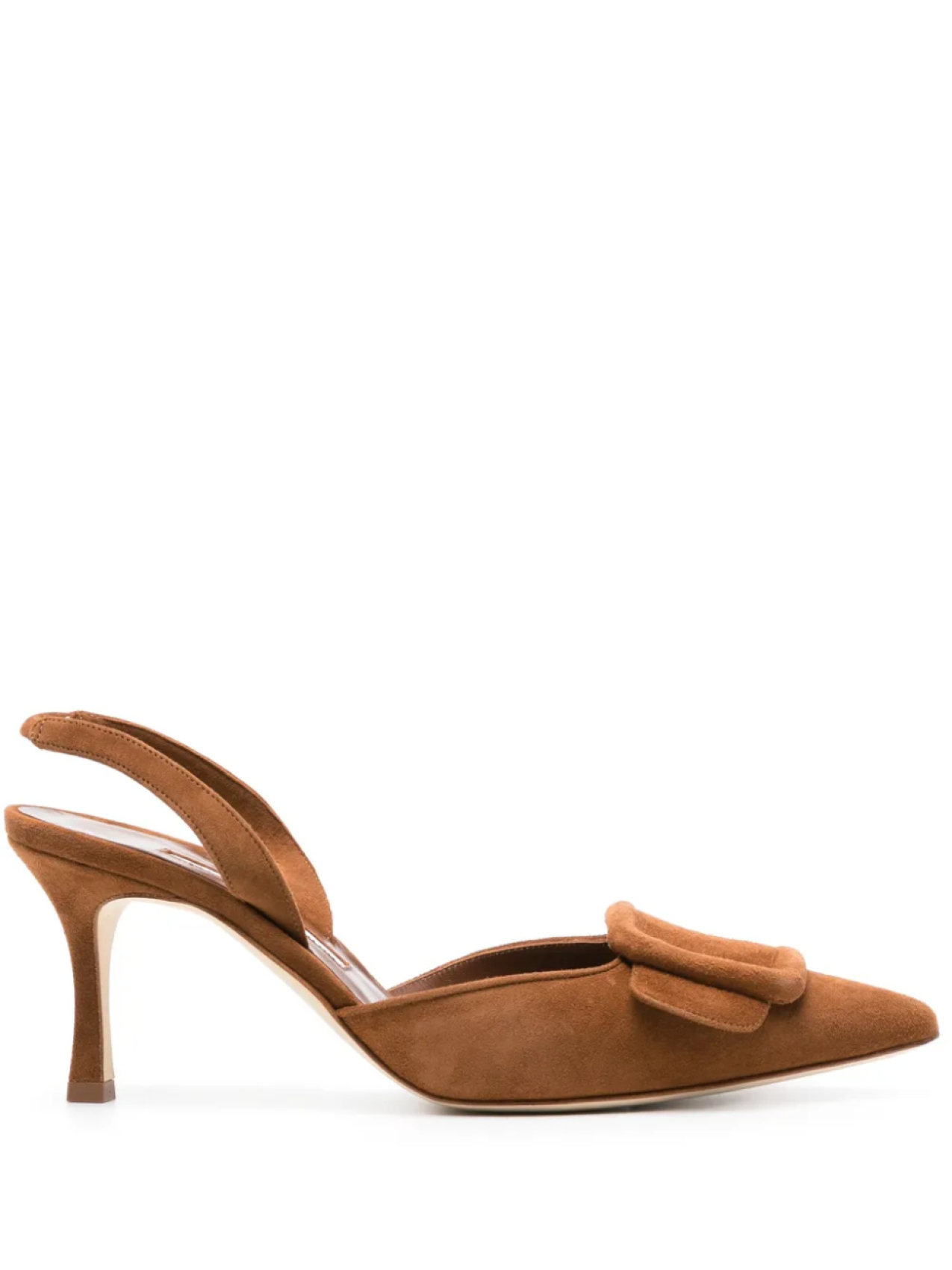 Manolo Blahnik туфли Maysli 70, коричневый