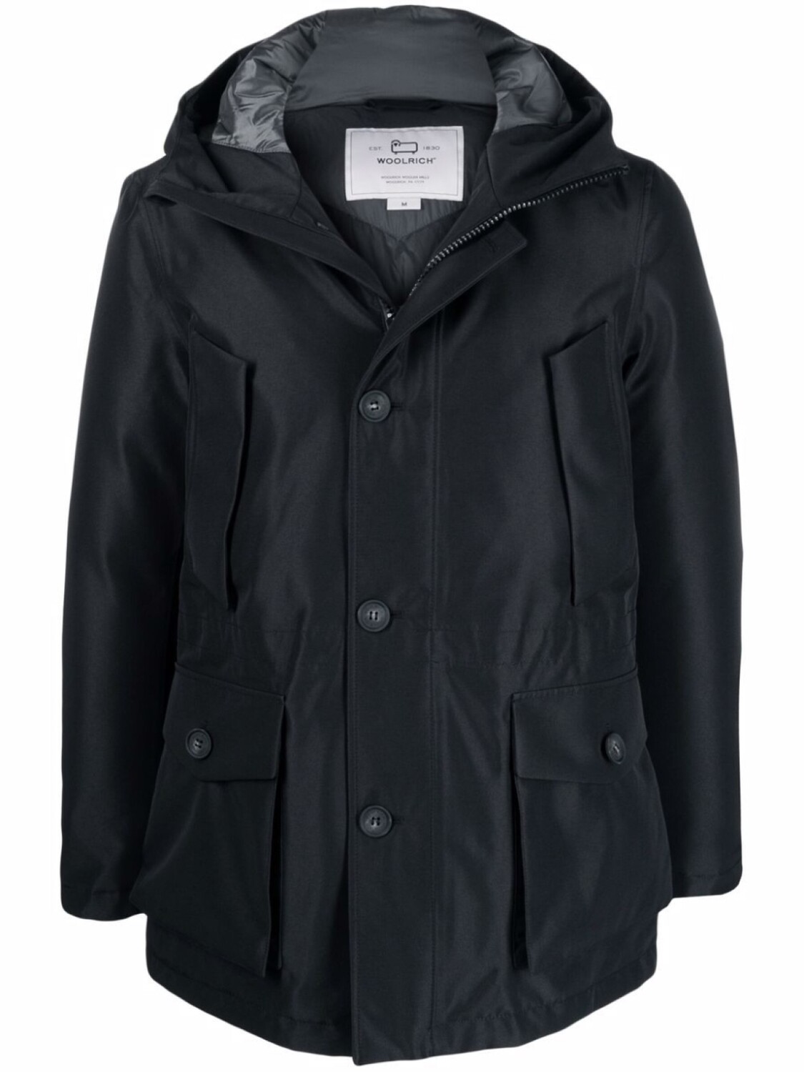 

Woolrich пуховик с капюшоном, черный