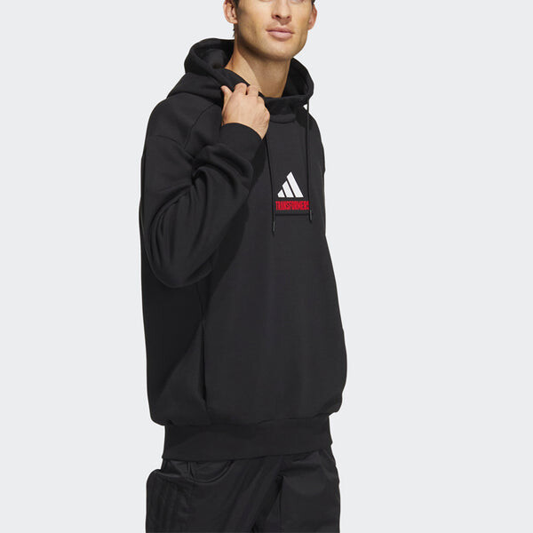 Толстовка men's x transformers crossover logo printing black Adidas, черный — фото 4