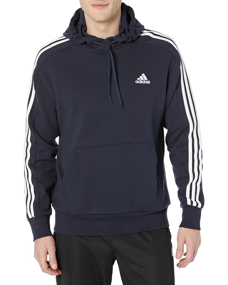 

Худи adidas Essentials French Terry 3-Stripes Pullover, цвет Ink/White