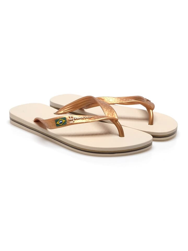 

Шлепанцы Ipanema, цвет beige/gold