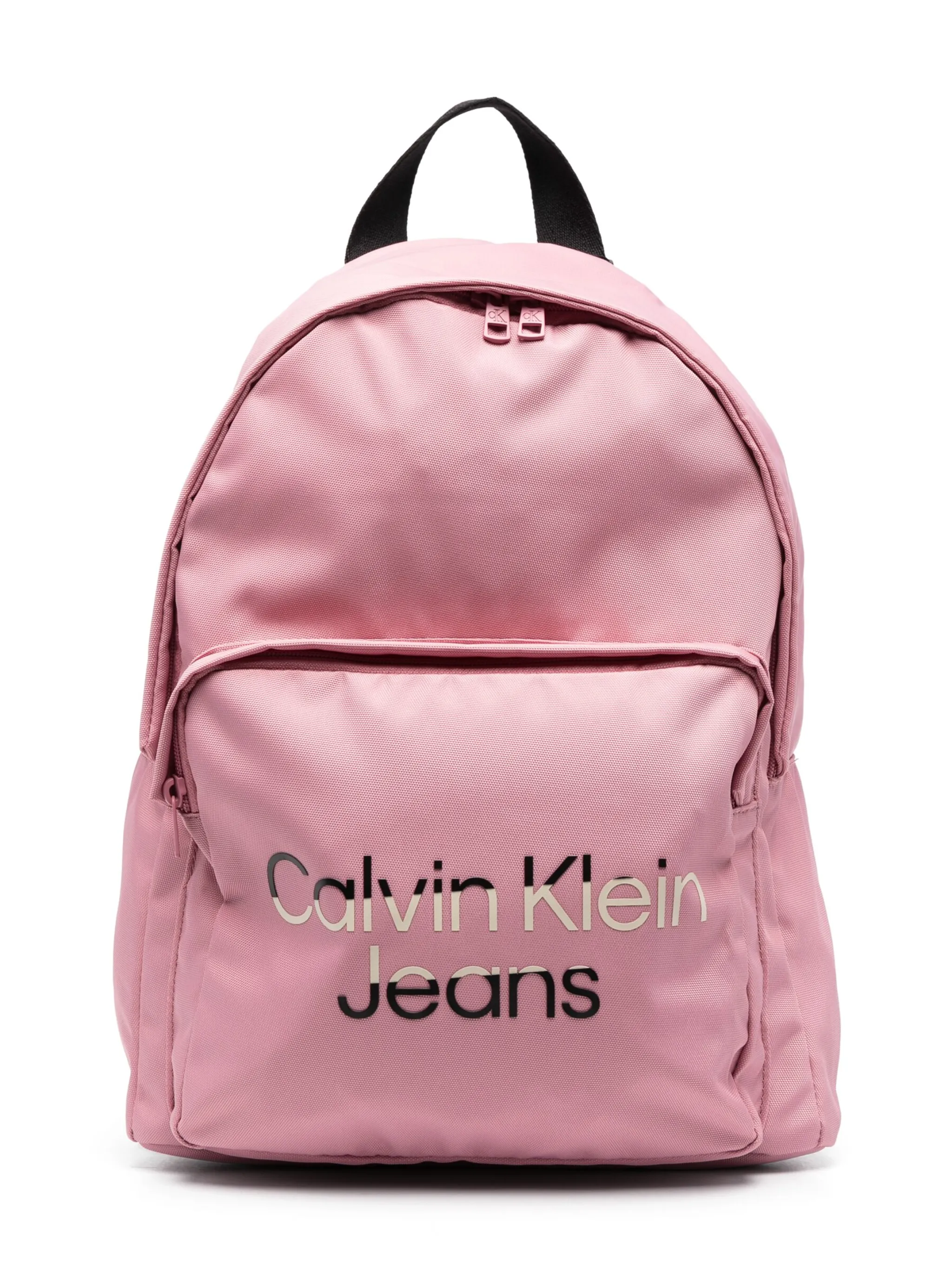 

Рюкзак на молнии с логотипом Calvin Klein Kids, розовый