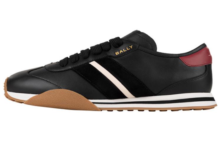 

Кожаные кроссовки Sussex с полосками по бокам BALLY, Black