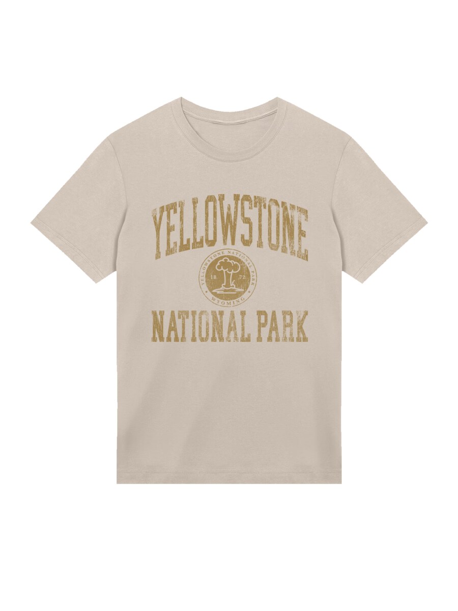 

Рубашка F4NT4STIC US National Parks Yellowstone Wyoming, песочный