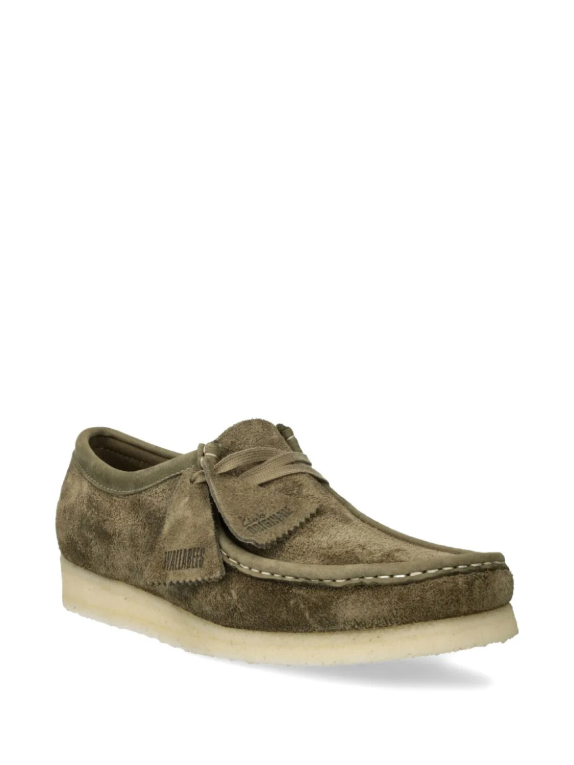 Мокасины Clarks Originals Wallabee, зеленый — фото 2