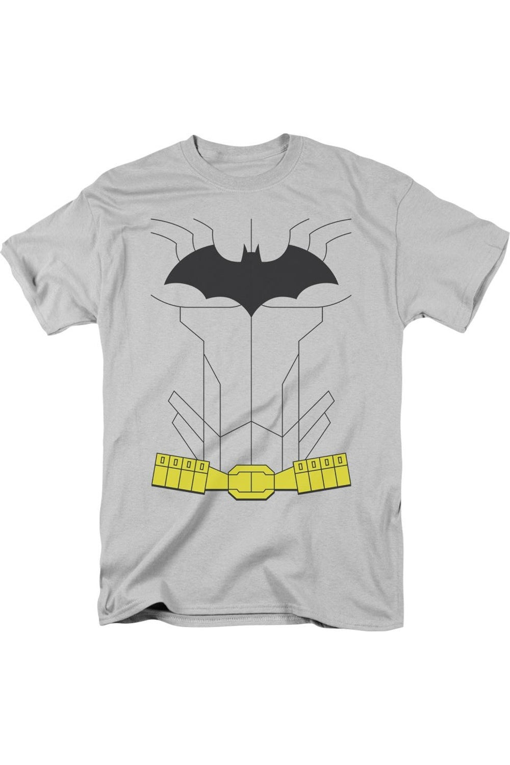 

Футболка с коротким рукавом для взрослых Batman New Batman Uniform Gildan, серебряный