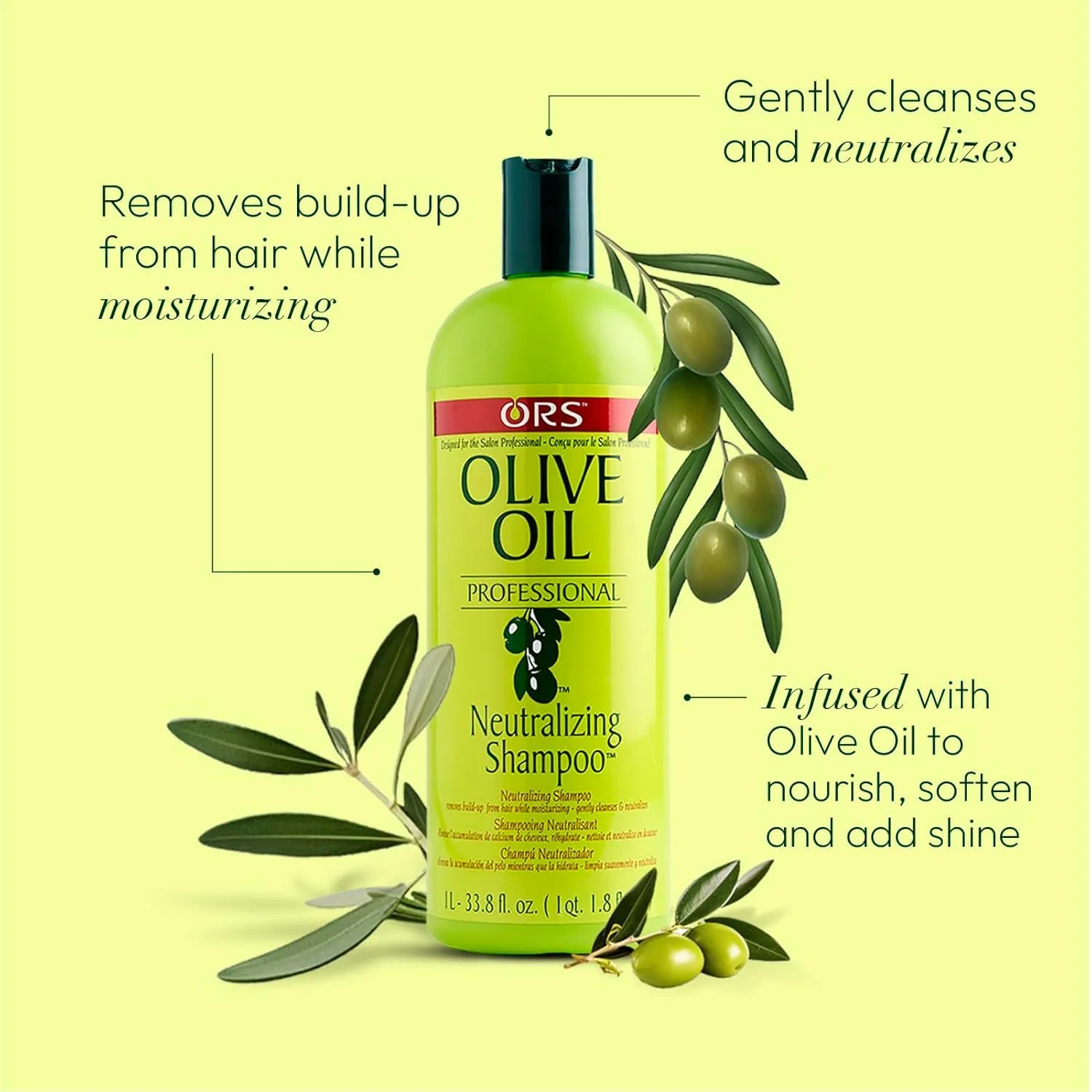 Нейтрализующий шампунь «Olive Oil Professional Neutralizing Shampoo» от ORS — фото 2