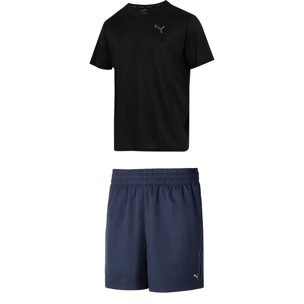 

Повседневная спортивная одежда для мужчин, черный и синий Puma, синий