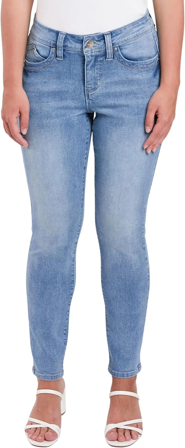 

Royalty for Me Women's Petite Curve Confidence Wannabettabutt Mid Rise Skinny, Pp998775