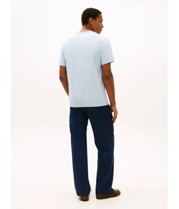 Футболка НЕОБХОДИМОСТЬ regular fit Tommy Hilfiger, небесно-голубой — фото 3