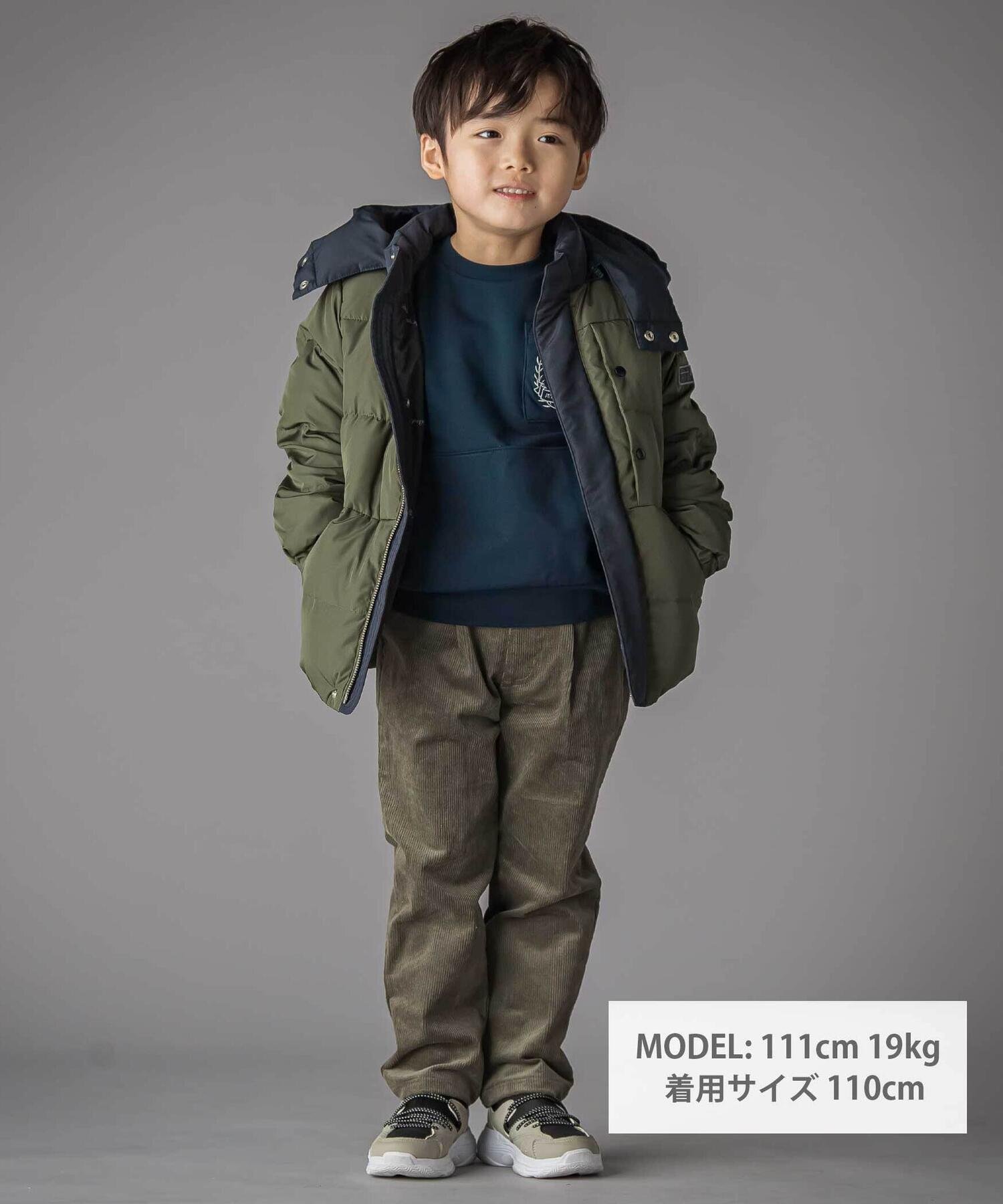 Пуховое пальто из тафты, подобранное по цвету (95–160 см) BeBe Petits Pois Vert, Green — фото 2