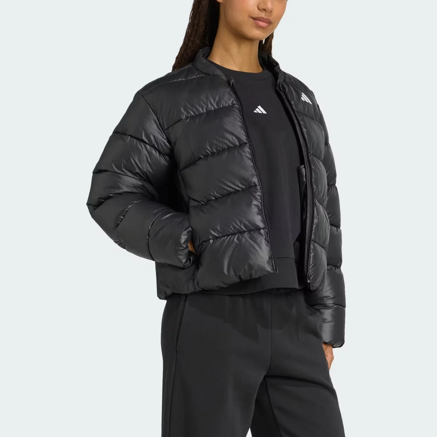 Куртка с утеплителем ClimaWarm для женщин Adidas, черный — фото 4