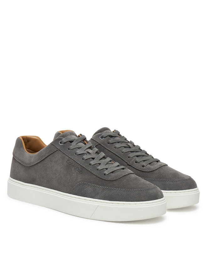 Кроссовки Clean Cup Low Laceup Oxf Su HM0HM01880 Calvin Klein, серый — фото 2