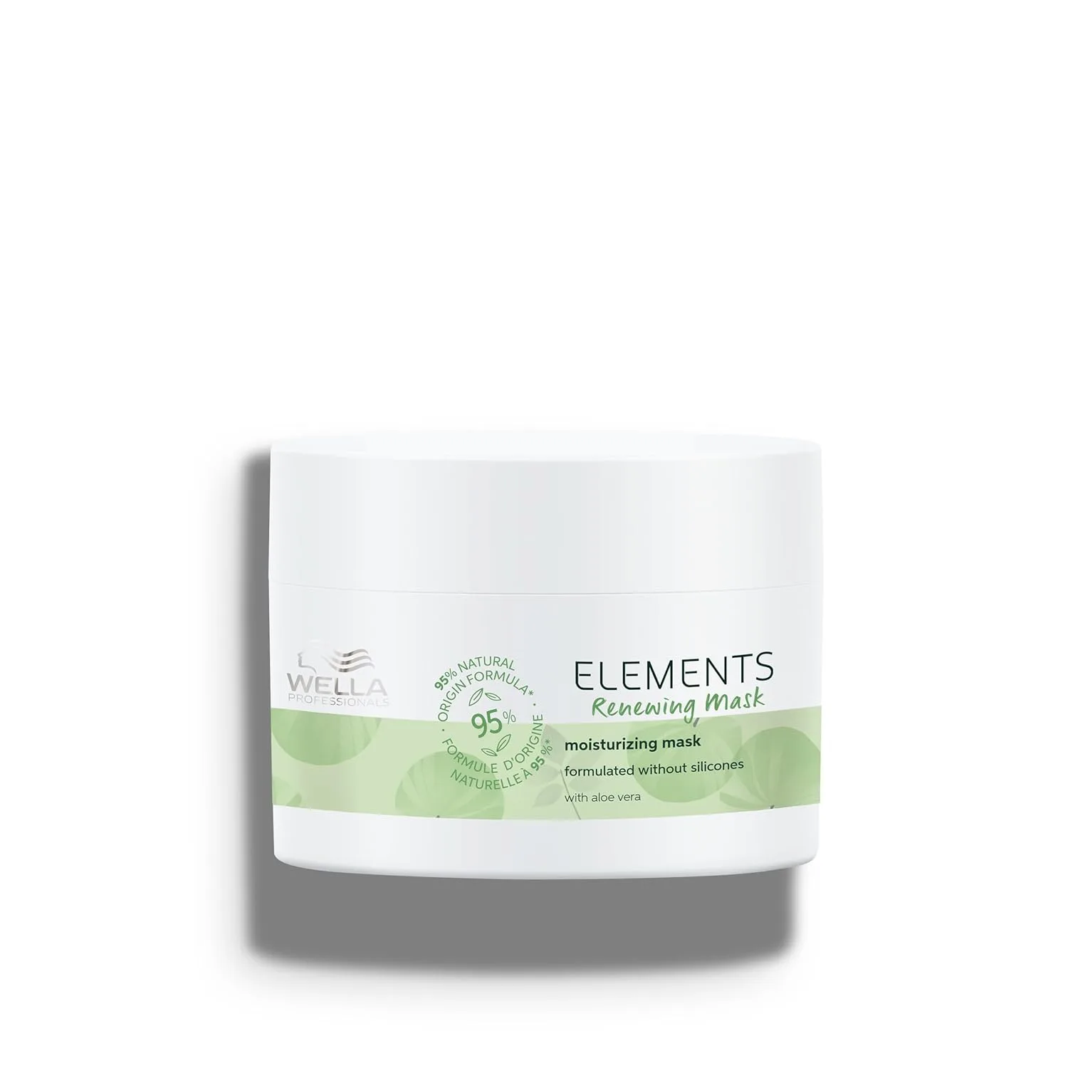 Увлажняющая маска для волос Wella Professionals Elements без силикона, подходит для всех типов кожи головы, нормальная и жирная. Жидкая унция. 150 мл (1 шт.)