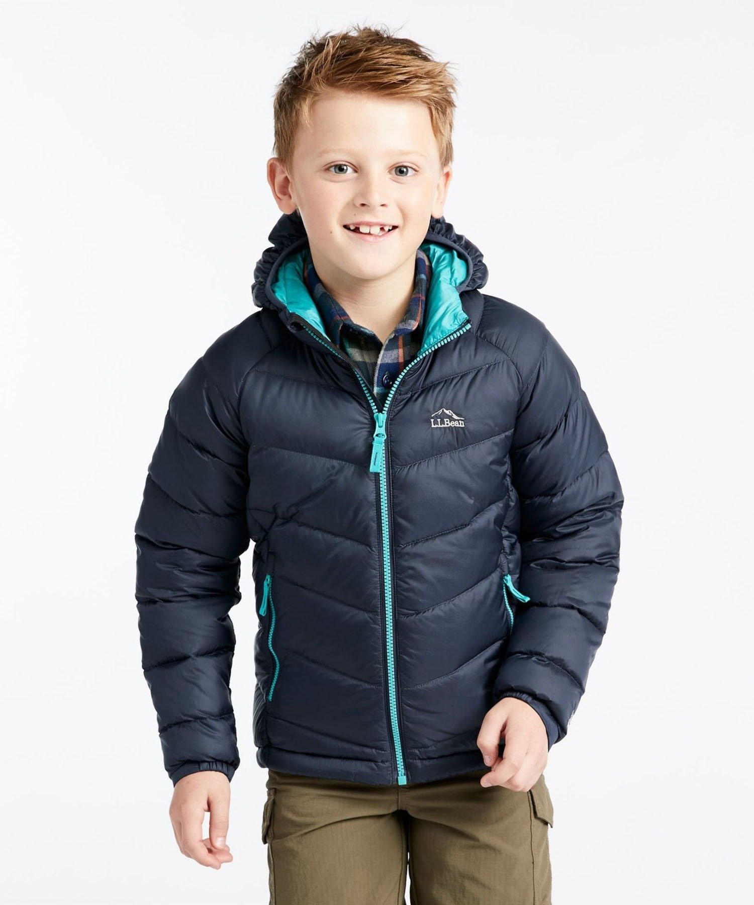 Детская сверхлегкая пуховая куртка 650 (для детей постарше) L.L.Bean, Home Letter