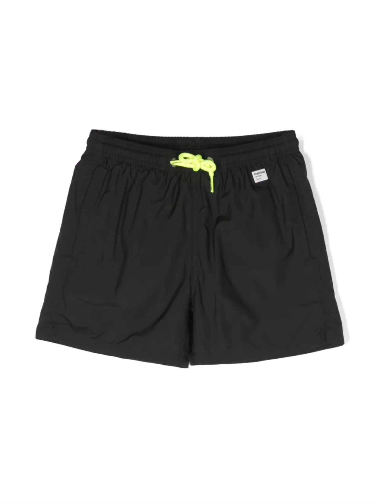 

Плавки-шорты с аппликацией из коллаборации с Pantone MC2 Saint Barth Kids, черный
