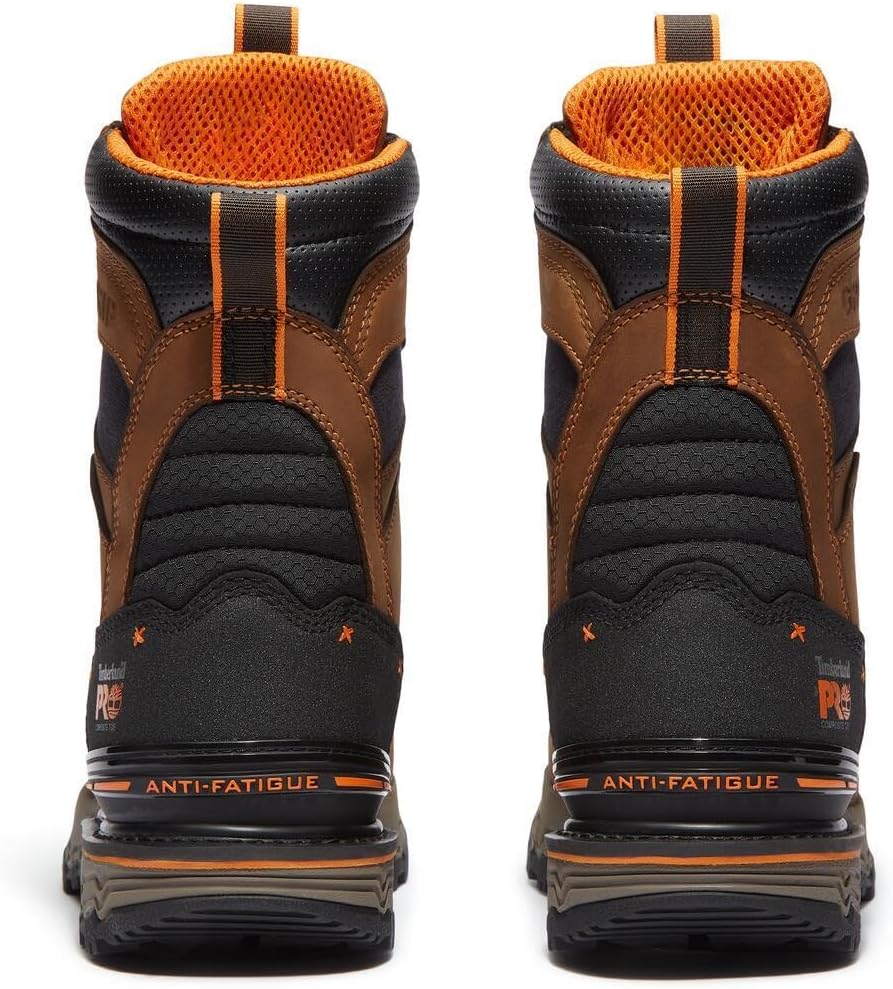 Timberland PRO мужские ботинки Boondock Ultralight 8 дюймов с композитным защитным носком, водонепроницаемые, Light Brown — фото 3