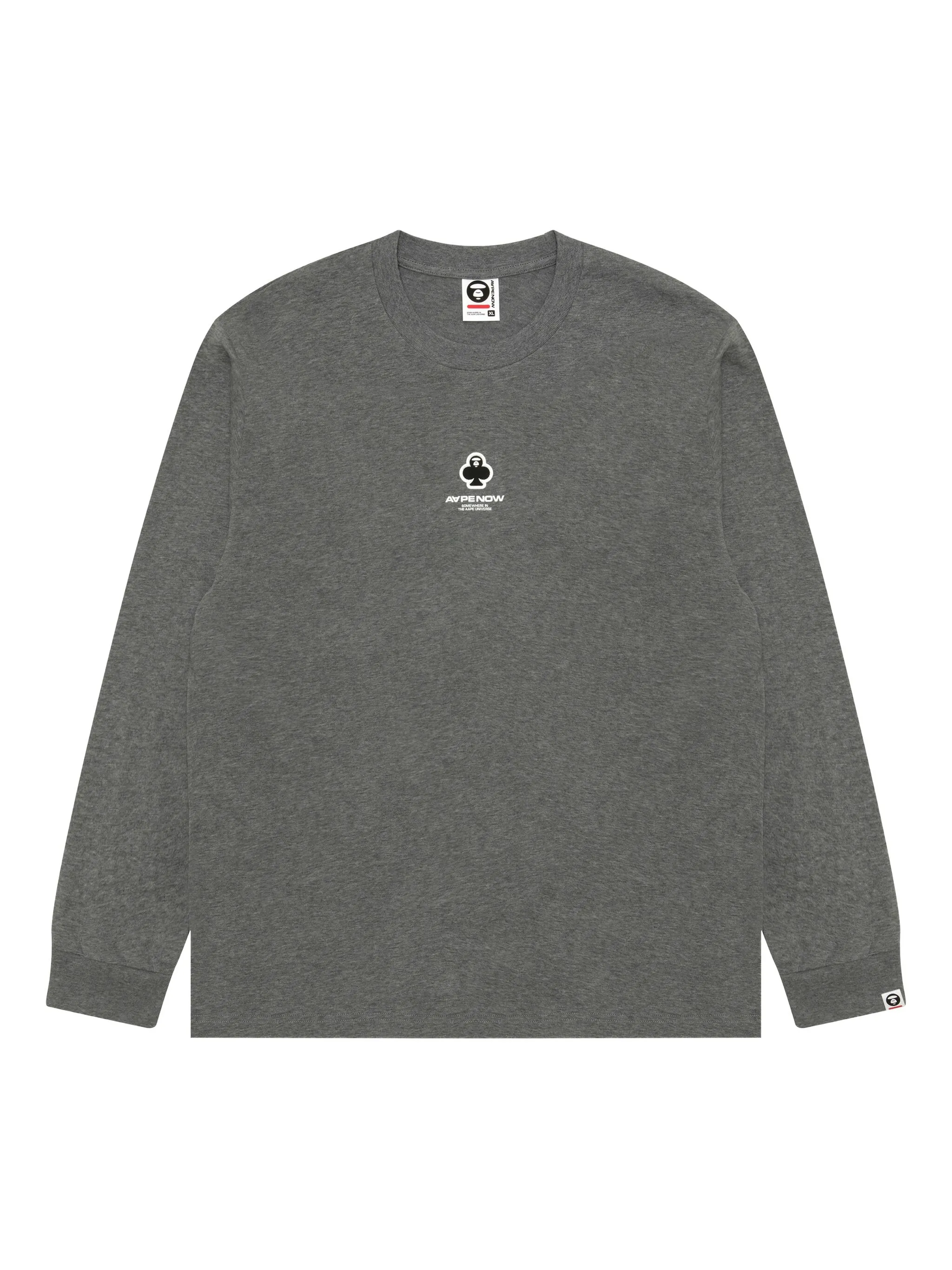 

Футболка Aape с длинными рукавами Aape By A Bathing Ape, серый