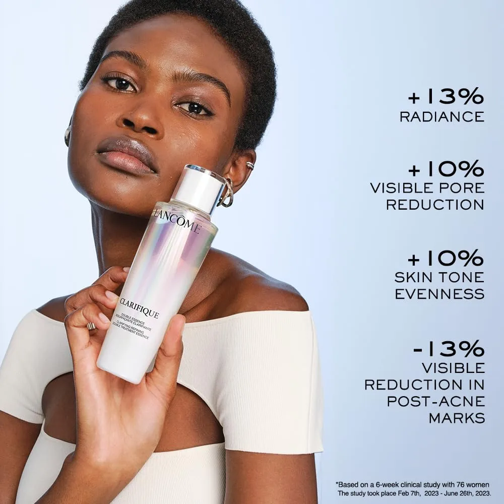 Лосьон для лица Lancôme Clarifique Double Treatment Essence с салициловой, гликолевой и молочной кислотами для отшелушивания, осветления и увлажнения — фото 2