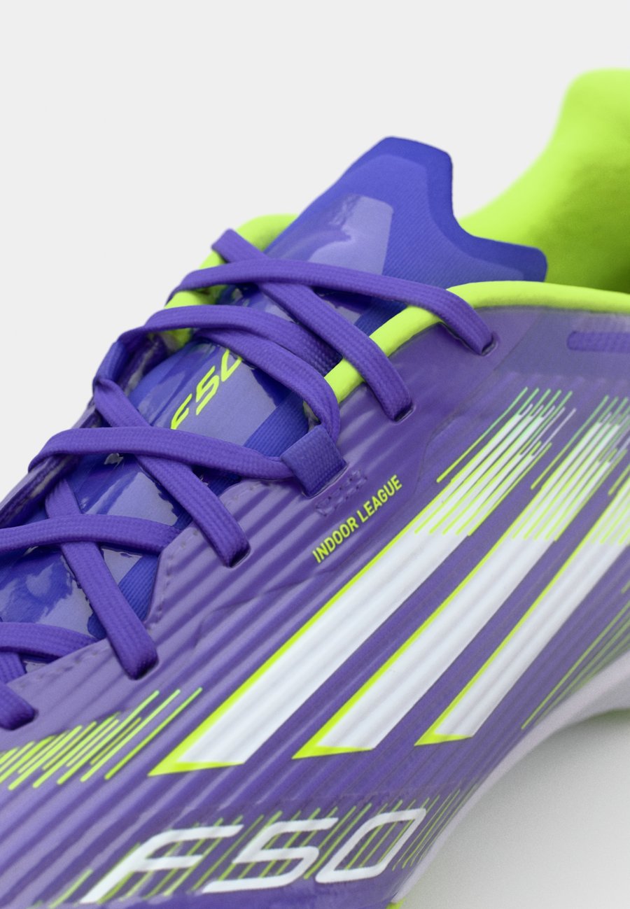 Кроссовки Adidas Performance F50 LEAGUE INDOOR FOOTBALL BOOTS, Purple Rush/Footwear White/Lucid Lemon/Purple — фото 3