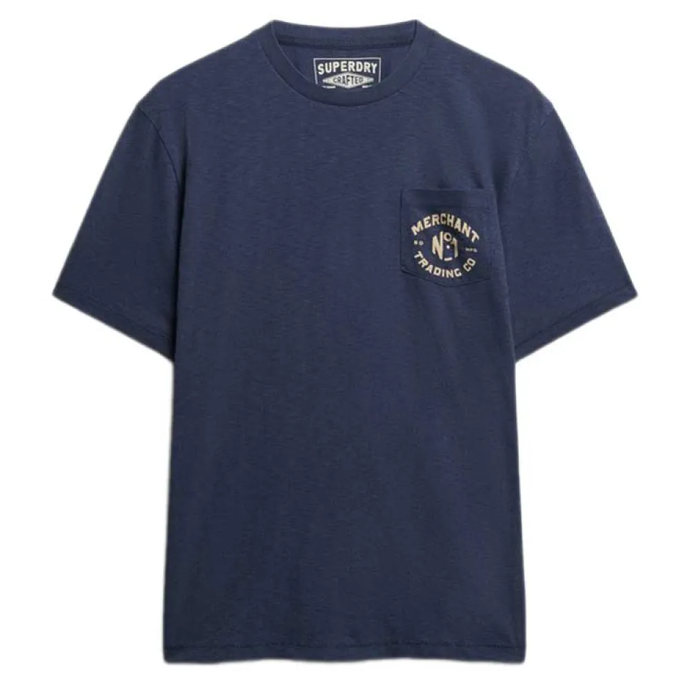 

Футболка с коротким рукавом Superdry Merchant Graphic, синий