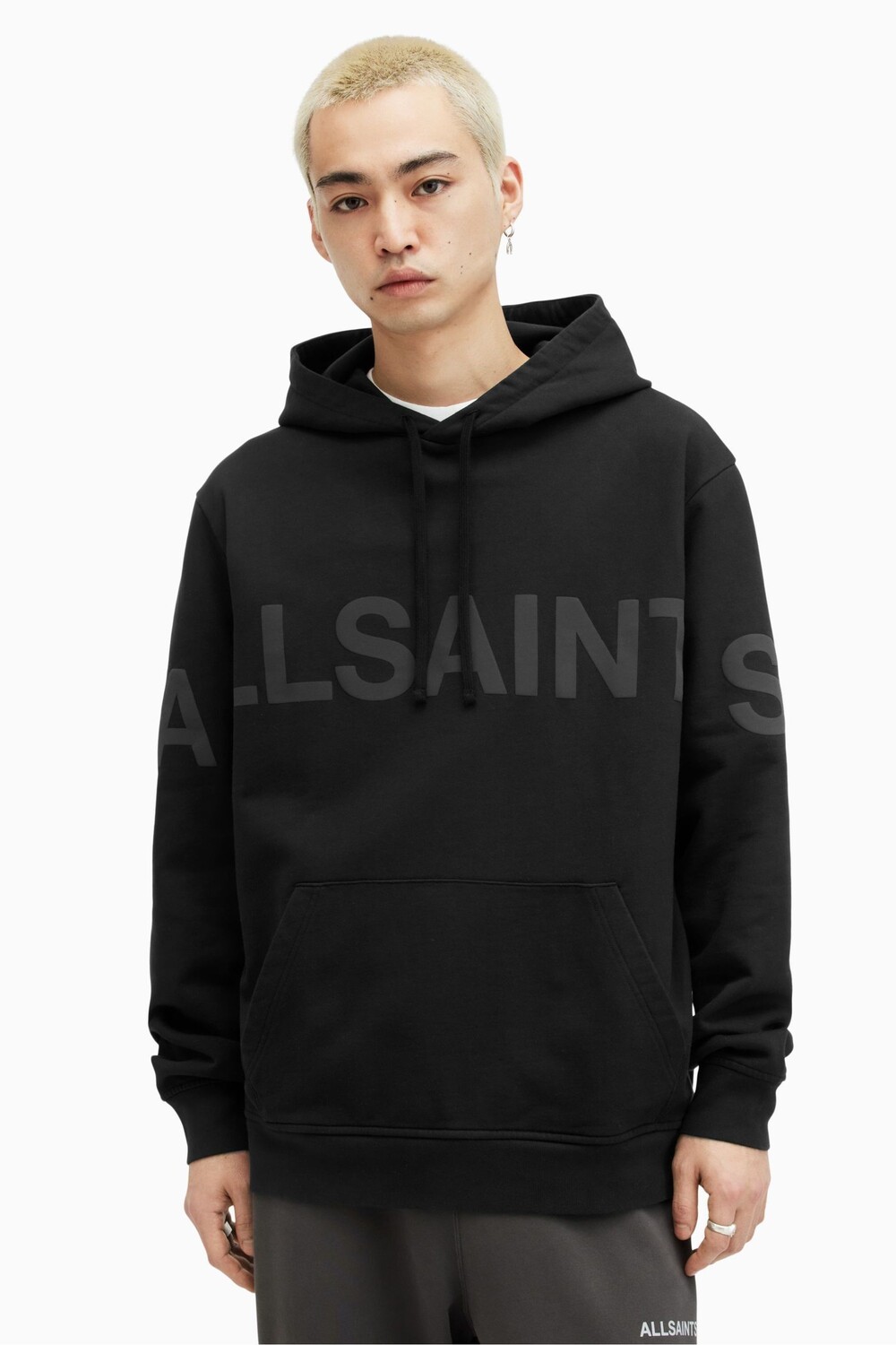 

Толстовка Allsaints biggy over the head All Saints, черный