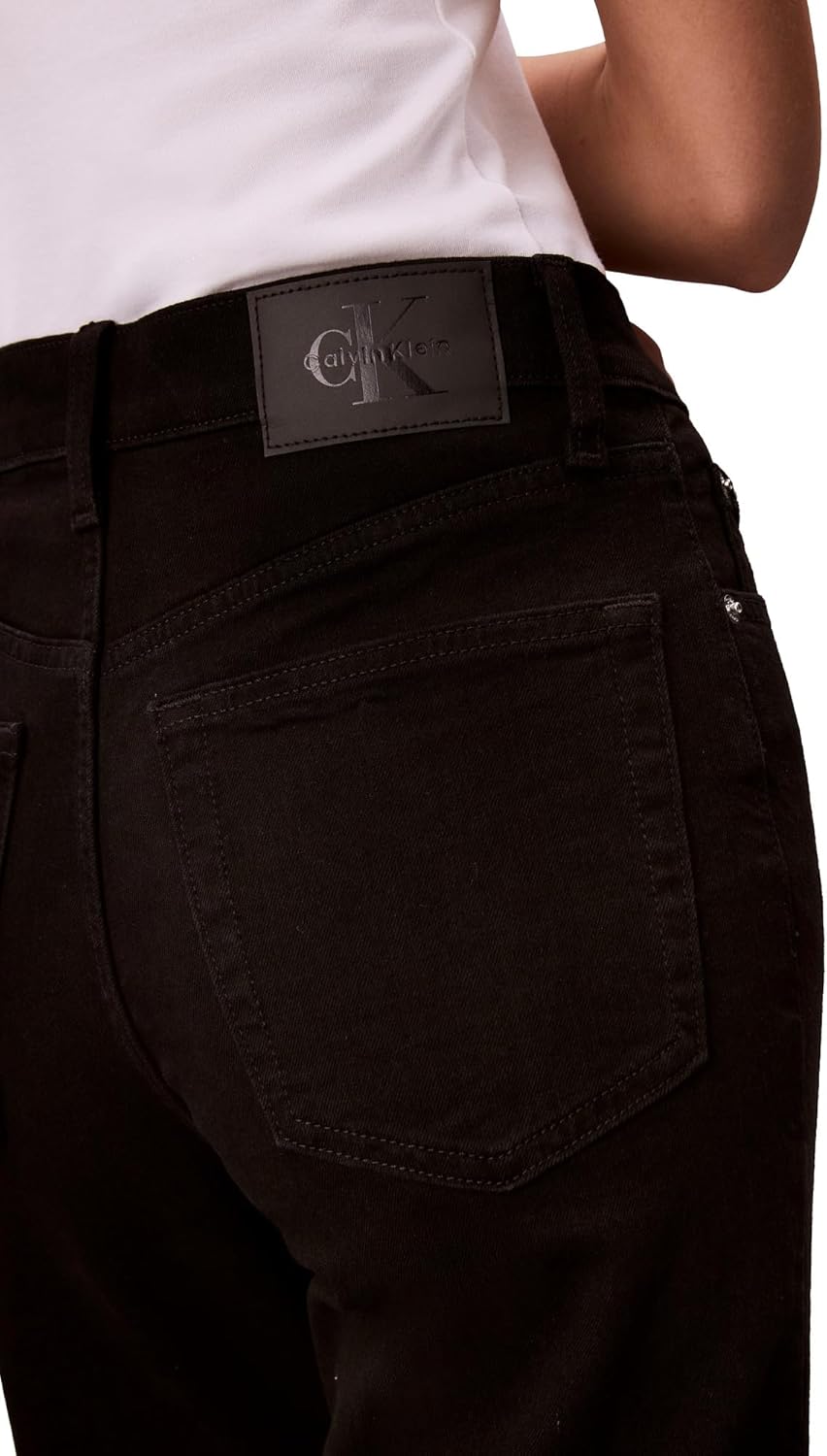 Женские джинсы Calvin Klein Bootcut с высокой талией, True Black — фото 2