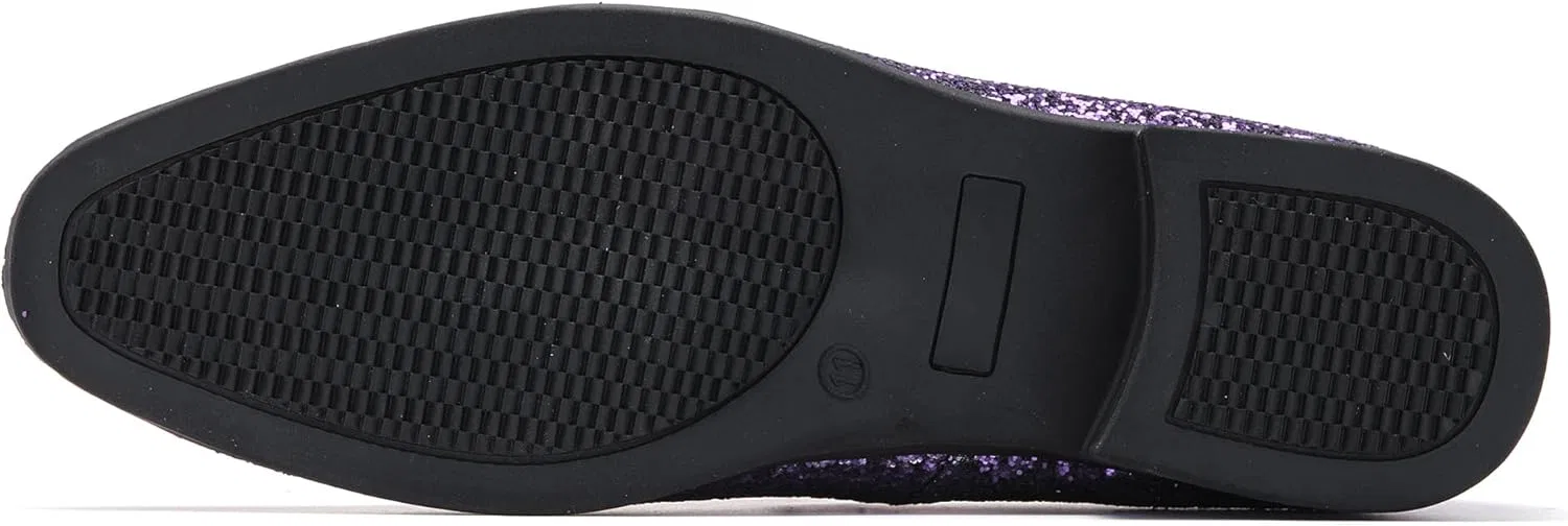 Лоферы мужские Glitter Purple UUBARIS — фото 4