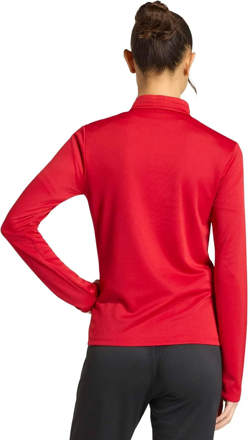 Тренировочная куртка adidas Entrada 26, женская, Team Power Red/White — фото 3